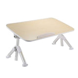 DDYYDS Laptop Table for Bed, Foldable Lap Desks, Desk Height Adjustable, Portable Tray for Couch and Sofa, Stand for and Writing