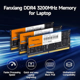fanxiang SODIMM DDR4 RAM 64GB (2 x 32GB) 3200MHz, Intel AMD Laptop Memory CL22 1.2V Dual Channel