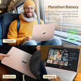 HP Stream 14" HD Laptop with AI Copilot for Student & Business, Intel Processor N150, 4GB RAM, 1.12TB Storage (128GB UFS + 1TB Docking Station), 1 Year Office 365, Wi-Fi 6, Win 11, Pale Rose Gold