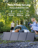 BLUETTI Solar Generator Elite 100 V2 with 2 200W Solar Panel (ship separately), 1024Wh Portable Power Station w/ 4 1800W AC Outlets, 35% Smaller, Ideal for Camping, Emergencies, Backup Power