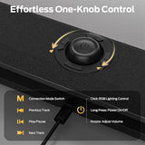 Bluetooth 6.0 Computer Sound Bar with Dynamic RGB Light, USB/Type-C Plug & Play, Gaming Speakers for Computer Desktop, PC, Laptop