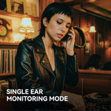 Wired Over Ear Headphones Hi-Res Studio Monitor & Mixing DJ Stereo Headsets with 50mm Drivers and 1/4 to 3.5mm