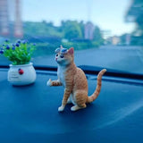Fun Cat Car Decorations - Rear View Mirror Ornament & Interior Accessories