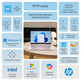 HP 14" Laptop 2026, Intel N150 Processor, Customized 4GB RAM, 128GB UFS