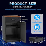 VCGGAIP 3D Printer Stand with Filament Moisture-Proof Storage, 40 Rolls
