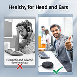 USB Speakerphone, M1A Zoom Certified AI Mics 360°Voice Pickup USB Type C-A Plug & Play Computer Speakers with Microphone