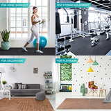 Yes4All interlocking Exercise Foam floor mats, for Gym Equipment – Eva Tiles (24 Square Feet – Black – 6 pcs) Yes4All