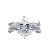 Oseew Moissanite ring Moissanite engagement ring set Moissanite rings for women(Moissanite) Kite
