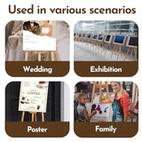 Adjustable Studio Easel Holds Large Canvas, Mirror, Wedding Sign Up to 90 Inches, Floor Display Easel for Artists & Events