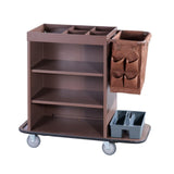 Housekeeping Room Service Cart Hotel Room Multifunctional Push Cloth Trolley Cleaning Work Car Cleaning Cart Guest Room Mouth Sanitation Service