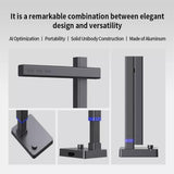 QERTYHJK Portable Document & Book Scanner, Remote Learning for School Education, 13MP, OCR Function for Window