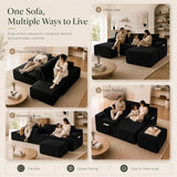 Boneless Couch, Modular Sectional Couches for Living Room
