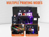 Furvveerr A4 L805 UV Printer, High Resolution 2880 x1440dpi UV Flatbed Printer