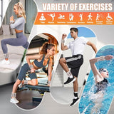 Ankle Weights for Women Men Adjustable 1LB Wrist Weights Bracelet Set of 2 for Home Gym Weighted Bangles Wristbands Leg Arm Weights, Beige