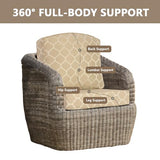 Goodgoods 24 x 24 Outdoor Patio Deep Seat Cushions 2-Pack, 1000+ Hours Fade-Resistant & Water-Resistant