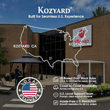 Kozyard 2Pack Privacy Screen with Planter 70"H x 51"W Outdoor Garden Screen