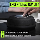 Shure Stem Table Array Speakerphone, 9 Built-in Microphones, Enhanced Audio, Echo Cancellation & Auto Gain Control