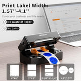 Rongta 4x6 Bluetooth Thermal Shipping Label Printer, Wireless Shipping Label Maker for Amazon FBA, Shopify