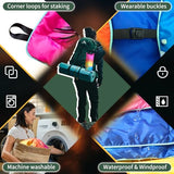 Outdoor Puffy Camping Blanket Waterproof Outdoor Blanket, Sea, 39*55''