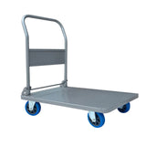 Heavy Duty Platform Truck Flat Moving Cart Hand Trucks Steel Push Dolly,Hand Trucks Heavy Trailer Steel Platform Cart with Handle