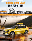 KINGGERI 300lbs Roof Rack Cross Bars Compatible with Volvo XC40 XC-40 2018-2026, Lockable Heavy Duty Aluminum Roof Rails Crossbars Cargo Bars Canoe Snowboard Rooftop Black Carrier Luggage