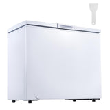 VEVOR Chest Freezer, 6.7 Cu.ft Compact Deep Freezer, Free Standing Top Open Door Chest Freezers with 2 Removable Baskets & Adjustable Thermostat - Energy Saving, Low Noise & Garage Ready, White