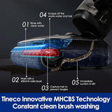 Tineco Floor ONE S7 Stretch Ultra Cordless Wet Dry Vacuum Cleaner, 180°Lay-Flat Anti-Tangle Design, 50 Minutes Runtime, 185℉ Flashdry Self-Cleaning, Dual-Sided Edge Cleaning Floor Cleaner
