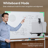 Dual-Camera AI-Powered PTZ Camera 4K, AI Tracking, PDAF&AI Autofocus 0.2s, 1/2.55'' Sony Sensor, 3 Mics, Presets, Gesture Control