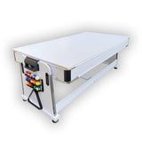 7ft Pool Table Air Hockey 3 in 1 Pool Table White with Green Felt - Emerald