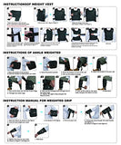 Weighted Vest Set 22LB for Men & Women, Adjustable Workout Weight Vest with Steel Plates, Weighted Training Vest with Wrist Weights, Rucking & Cardio
