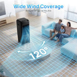 Swamp Cooler, 1800 CFM Windowless Portable Air Conditioners with 4.2 Gal Water Tank, 120° Swing,12H Timer,3 Modes & 3 Speeds,4 Ice Packs, Evaporative Air Cooler for Room,Bedroom,Office,Black