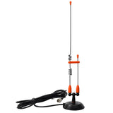UAYESOK Heavy Duty Magnetic Mount Antenna, Dual Band VHF/UHF Vehicel Home Base Antenna, PL259 Plug & 3.5inches Mag Base & 13ft RG58 Cable, for HT Mobile Radio Scanner Repeater GMRS Radio