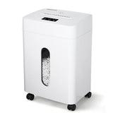 Low Noise 42dB Paper Shredder for Home, 15-Sheet Cross Cut, 30-min Runtime, CD/Credit Card Office Shredder