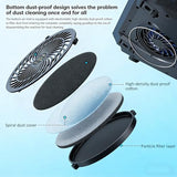 Laptop Cooling Pad with Adjustable Speed and LED Lights for 15.6-19 Inch Notebooks Cooling Pad for Gaming Laptop
