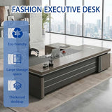 L-Shape Modern Executive Desk, L-Shape Office Executive Desk