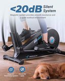 MERACH Elliptical Exercise Machine for Home Use, Elliptical Machine with Hyper-Quiet Magnetic Drive System, 8-Level Resistance Adjustment, 15.5IN Stride, 351LBS Loading Capacity, MERACH App