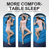 TANSTRIDER Sleeping Bags for Adults Cold Weather,3-4 Season 4lb Lightweight Sleeping Bag for Kids Girls Boys with Compression Sack,Camping Essentials Gear, Hiking,Travel,Backpacking,Outdoor & Indoor