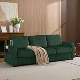 87.4" Oversized 3 Seater Couch, Upholstered Sofa for Living Room