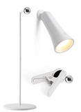 Rechargeable Battery Operated Wall Sconce Drill-Free Installation;No in-Wall Wiring Required, Dimmable LED Lights, 360° Rotation,Magnetic Light