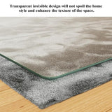 Koonmi Tempered Glass Chair Mat for Hardwood Floors & Carpets, 30" x 55“ Transparent Heavy Duty Office Floor
