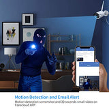 【16CH Expandable】Hiseeu Home Security Camera System, 24/7 Recording