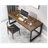 LSSOAZZVVN Home Office Solid Wood Computer Desk and Chair Set, for Reading