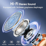 75hrs Bluetooth 5.4 Headphone Sport, 2026 Bluetooth Earbuds Stereo Deep Bass Over Ear Bud with Earhooks