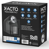 Electric Pencil Sharpener, Heavy Duty Pencil Sharpener for School, Black, 1 Count X-Acto
