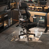 Glass Chair Mat with Polished Edge Clear Office Chair Mat, Glides Smoothly, Suitable for Carpet or Hardwood Floors