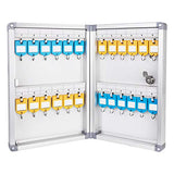 Amazon Basics Cabinet Key lock Box, Silver
