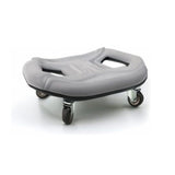 MKSY Core Coaster Abdominal Abs Training Machine Equipment, Ab Wheel Roller Exercise for Home Gym, Waist Strength Trainer with a Kneel Mat (Grey)