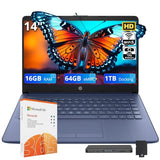 HP Stream 14" HD Student & Business Laptop, Intel Celeron N4120