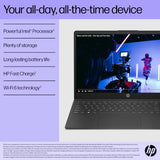 HP Ultrabook Laptop, 16GB RAM, Microsoft 365 1-Year, No Mouse, Black