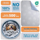IMPROVIA® Reusable Puppy Pad – Waterproof, Extra-Absorbent, Washable Pee Pad for Dog Training, Whelping, & More – Protect Your Floors & Pet with Quick-Drying Potty Pad (Paws & Hearts, Medium 36"x41")